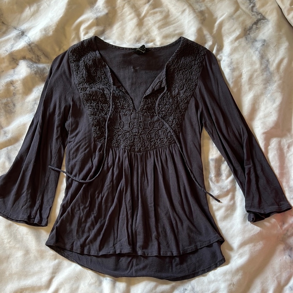 Dark purple/black classy top!